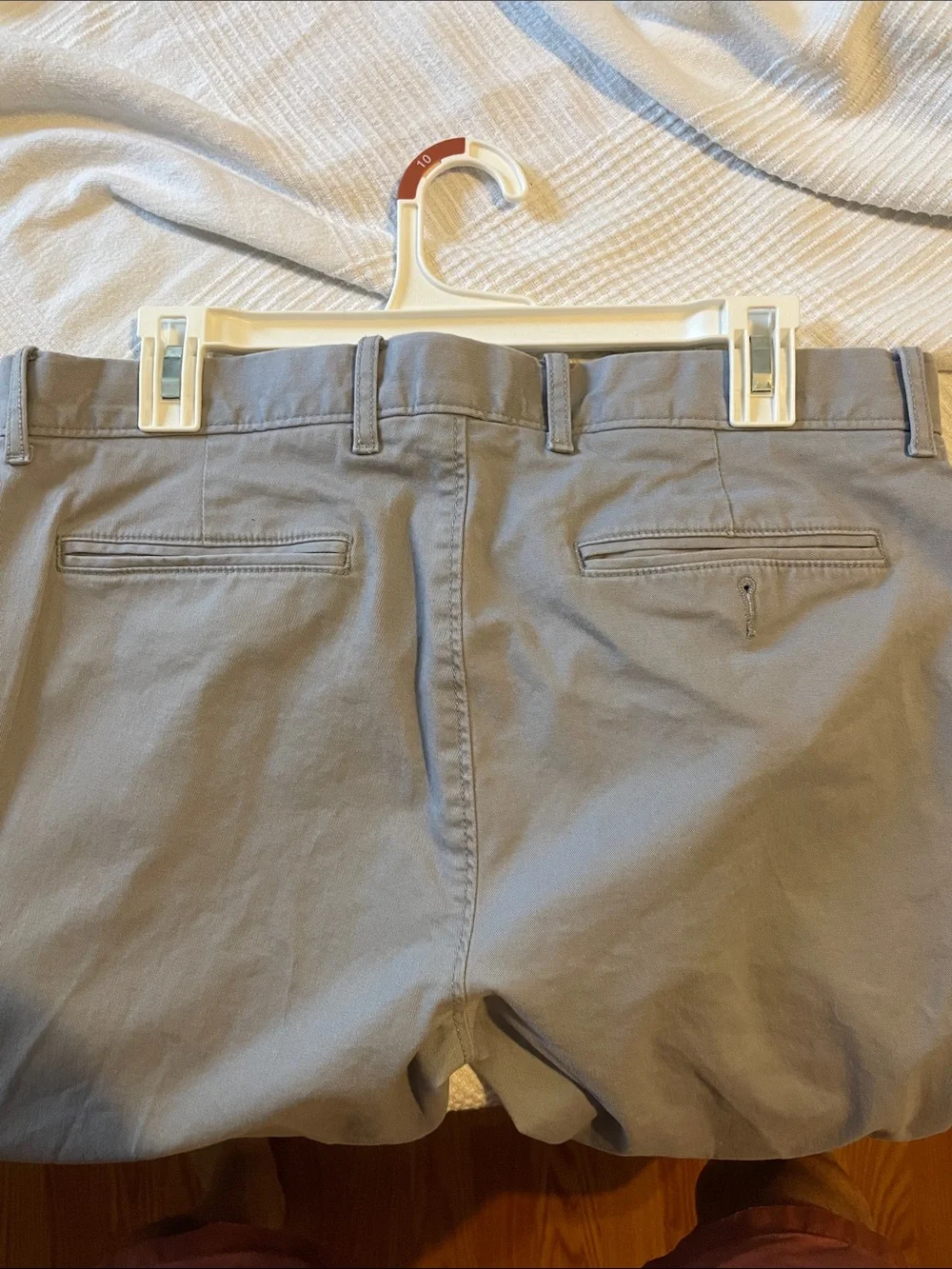 J. Crew Light Gray Slim Chinos
